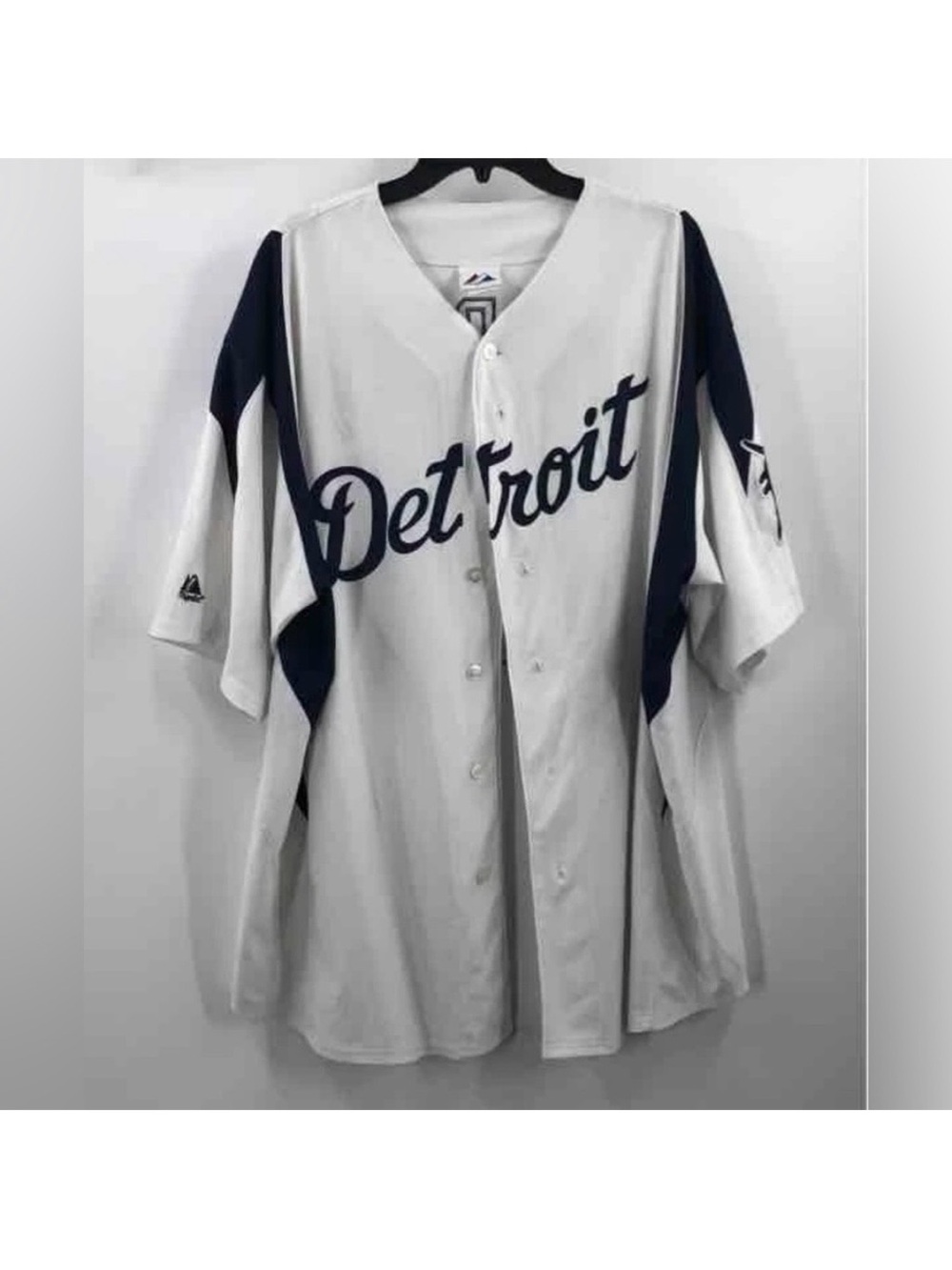 Detroit Tigers #24 Miguel Cabrera Authentic White Throwback MLB Baseball Jersey